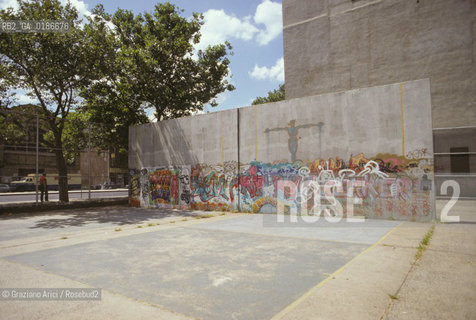 ( STATI UNITI DAMERICA - USA  ) NEW YORK CITY :  GRAFFITI A SOHO  - © 1986 Graziano Arici/Rosebud2 / GEO