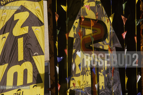 ( STATI UNITI DAMERICA - USA  ) NEW YORK CITY :  GRAFFITI A SOHO  - © 1986 Graziano Arici/Rosebud2 / GEO / INSEGNA