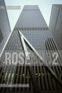 ( STATI UNITI DAMERICA - USA  ) NEW YORK CITY :  GRATTACIELO - © 1986 Graziano Arici/Rosebud2 / GEO / ARCHITETTURA MODERNA
