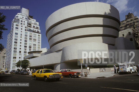 ( STATI UNITI DAMERICA - USA  ) NEW YORK CITY : MUSEO GUGGENHEIM  - © 1986 Graziano Arici/Rosebud2 / GEO
