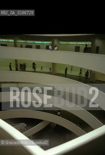 ( STATI UNITI DAMERICA - USA  ) NEW YORK CITY : MUSEO GUGGENHEIM  - © 1986 Graziano Arici/Rosebud2 / GEO