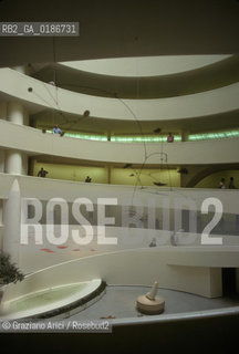 ( STATI UNITI DAMERICA - USA  ) NEW YORK CITY : MUSEO GUGGENHEIM  - © 1986 Graziano Arici/Rosebud2 / GEO