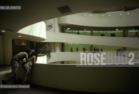 ( STATI UNITI DAMERICA - USA  ) NEW YORK CITY : MUSEO GUGGENHEIM  - © 1986 Graziano Arici/Rosebud2 / GEO