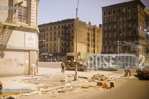 ( STATI UNITI DAMERICA - USA  ) NEW YORK CITY : HARLEM  - © 1986 Graziano Arici/Rosebud2 / GEO