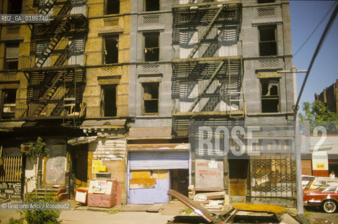 ( STATI UNITI DAMERICA - USA  ) NEW YORK CITY : HARLEM   - © 1986 Graziano Arici/Rosebud2 / GEO