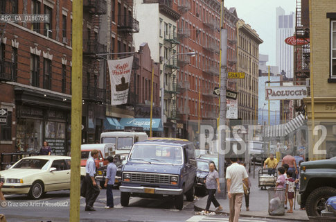 ( STATI UNITI DAMERICA - USA  ) NEW YORK CITY : LITTLE ITALY   - © 1986 Graziano Arici/Rosebud2 / GEO