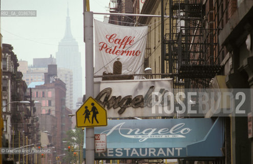 ( STATI UNITI DAMERICA - USA  ) NEW YORK CITY : LITTLE ITALY   - © 1986 Graziano Arici/Rosebud2 / GEO