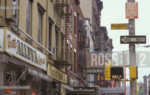 ( STATI UNITI DAMERICA - USA  ) NEW YORK CITY : LITTLE ITALY   - © 1986 Graziano Arici/Rosebud2 / GEO