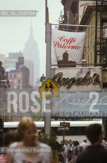 ( STATI UNITI DAMERICA - USA  ) NEW YORK CITY : LITTLE ITALY   - © 1986 Graziano Arici/Rosebud2 / GEO