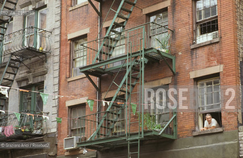 ( STATI UNITI DAMERICA - USA  ) NEW YORK CITY : LITTLE ITALY   - © 1986 Graziano Arici/Rosebud2 / GEO/ SCALA