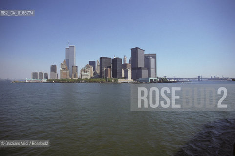 ( STATI UNITI DAMERICA - USA  ) NEW YORK CITY : MANHATTAN SKYLINE   - © 1986 Graziano Arici/Rosebud2 / GEO