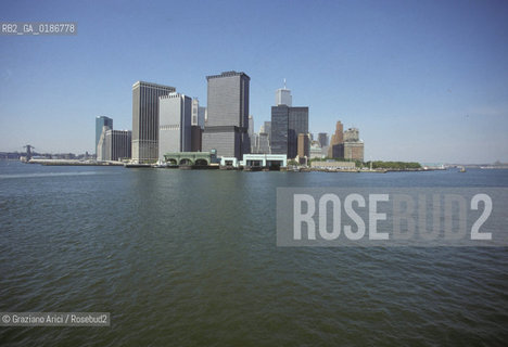 ( STATI UNITI DAMERICA - USA  ) NEW YORK CITY : MANHATTAN SKYLINE   - © 1986 Graziano Arici/Rosebud2 / GEO
