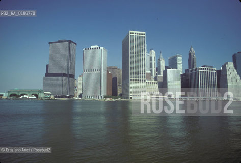 ( STATI UNITI DAMERICA - USA  ) NEW YORK CITY : MANHATTAN SKYLINE   - © 1986 Graziano Arici/Rosebud2 / GEO