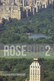 ( STATI UNITI DAMERICA - USA  ) NEW YORK CITY : LA CITTA VISTA DA UN GRATTACIELO   - © 1986 Graziano Arici/Rosebud2 / GEO / CENTRAL PARK