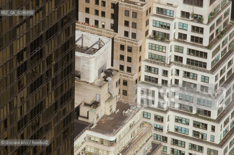 ( STATI UNITI DAMERICA - USA  ) NEW YORK CITY : LA CITTA VISTA DA UN GRATTACIELO   - © 1986 Graziano Arici/Rosebud2 / GEO