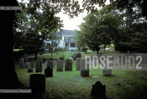 ( STATI UNITI DAMERICA - USA  ) NEW YORK CITY : MUSEUM OF THE STATEN ISLAND HISTORICAL SOCIETY    - © 1986 Graziano Arici/Rosebud2 / GEO / MUSEO / CIMITERO