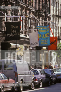 ( STATI UNITI DAMERICA - USA  ) NEW YORK CITY : UNA STRADA DI SOHO   - © 1986 Graziano Arici/Rosebud2 / GEO