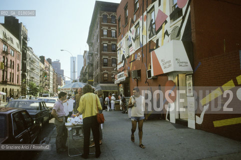 ( STATI UNITI DAMERICA - USA  ) NEW YORK CITY : UNA STRADA DI SOHO    - © 1986 Graziano Arici/Rosebud2 / GEO