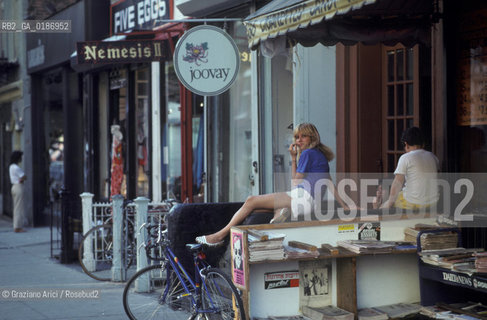 ( STATI UNITI DAMERICA - USA  ) NEW YORK CITY : UNA STRADA DI SOHO    - © 1986 Graziano Arici/Rosebud2 / GEO