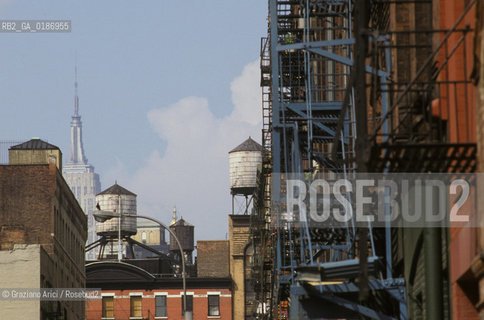 ( STATI UNITI DAMERICA - USA  ) NEW YORK CITY : UNA CASA DI SOHO    - © 1986 Graziano Arici/Rosebud2 / GEO SCALA
