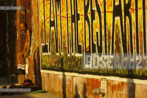 ( STATI UNITI DAMERICA - USA  ) NEW YORK CITY : UNA STRADA DI SOHO    - © 1986 Graziano Arici/Rosebud2 / GEO