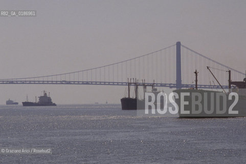 ( STATI UNITI DAMERICA - USA  ) NEW YORK CITY : IL PONTE DI VERAZZANO    - © 1986 Graziano Arici/Rosebud2 / GEO