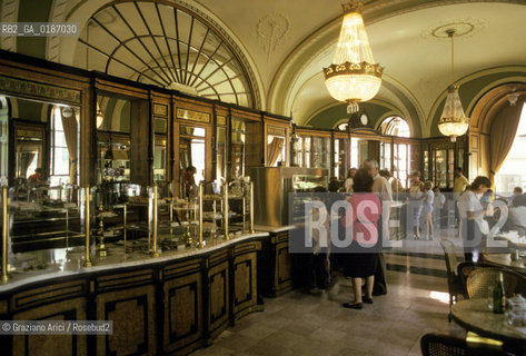 ( UNGHERIA  ) BUDAPEST : IL CADDE GERBEAUD IN PIAZZA VOROSMARTY  © 2000 Graziano Arici/Rosebud2 / GEO