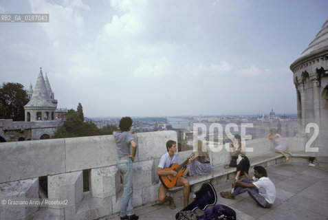 ( UNGHERIA  ) BUDAPEST : BUDA IL BASTIONE DEI PESCATORI  © 2000 Graziano Arici/Rosebud2 / GEO