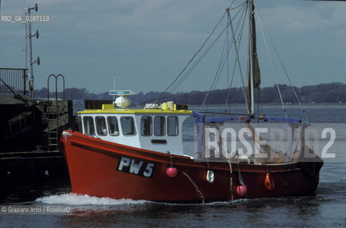 ( GRAN BRETAGNA  ) CAERNARFON : IL PORTO   © 1990 Graziano Arici/Rosebud2 / GEO / GALLES