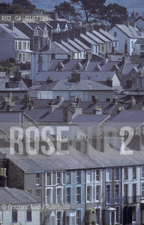 ( GRAN BRETAGNA  ) CAERNARFON :  CASE   © 1990 Graziano Arici/Rosebud2 / GEO / GALLES