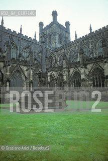 ( GRAN BRETAGNA  ) CHESTER : LA CATTEDRALE   © 1990 Graziano Arici/Rosebud2 / GEO / CHESHIRE / CHIOSTRO
