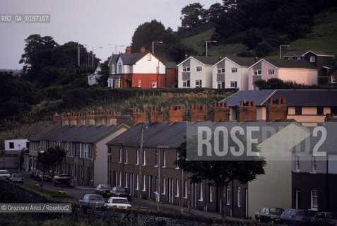 ( GRAN BRETAGNA  )  VILLAGGIO GALLESE  © 1990 Graziano Arici/Rosebud2 / GEO / GALLES
