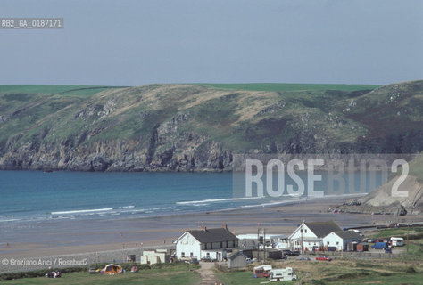 ( GRAN BRETAGNA  )  LA COSTA GALLESE  © 1990 Graziano Arici/Rosebud2 / GEO / GALLES