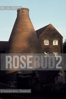 ( GRAN BRETAGNA  )  IRONBRIDGE  : ANTICHI FORNI SUL FIUME SEVERN  © 1990 Graziano Arici/Rosebud2 / GEO / SHROPSHIRE /  ARCHEOLOGIA INDUSTRALE