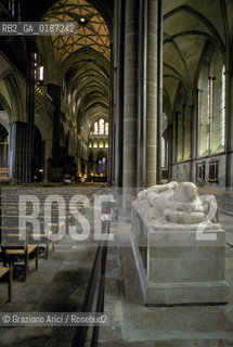 ( GRAN BRETAGNA  )  SALISBURY  : LA CATTEDRALE  © 1990 Graziano Arici/Rosebud2 / GEO / WILTSHIRE