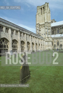 ( GRAN BRETAGNA  )  WELLS : LA CATTEDRALE    © 1990 Graziano Arici/Rosebud2 / GEO / SOMERSET / ARCHITETTURA GOTICA