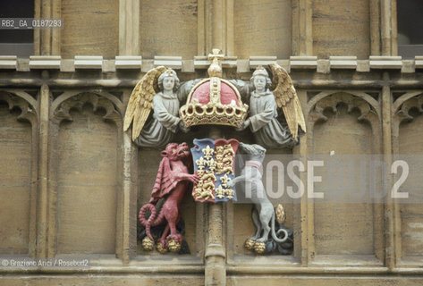 ( GRAN BRETAGNA  )  OXFORD  : IL BRASENOSE COLLEGE    © 1990 Graziano Arici/Rosebud2 / GEO / UNIVERSITA STEMMA