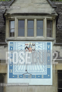 ( GRAN BRETAGNA  )  OXFORD  : IL BRASENOSE COLLEGE    © 1990 Graziano Arici/Rosebud2 / GEO / UNIVERSITA MERIDIANA