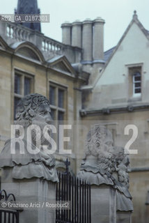 ( GRAN BRETAGNA  )  OXFORD  :  IL TEATRO SHELDONIAN THEATRE    © 1990 Graziano Arici/Rosebud2 / GEO / UNIVERSITA