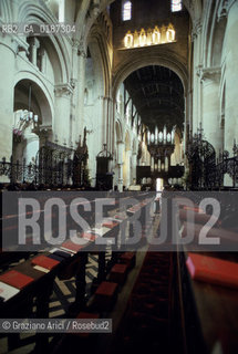 ( GRAN BRETAGNA  )  OXFORD  : LA CATTEDRALE CHRIST CHURCH    © 1990 Graziano Arici/Rosebud2 / GEO / UNIVERSITA