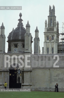 ( GRAN BRETAGNA  )  OXFORD  :  LALL SOULS  COLLEGE    © 1990 Graziano Arici/Rosebud2 / GEO / UNIVERSITA