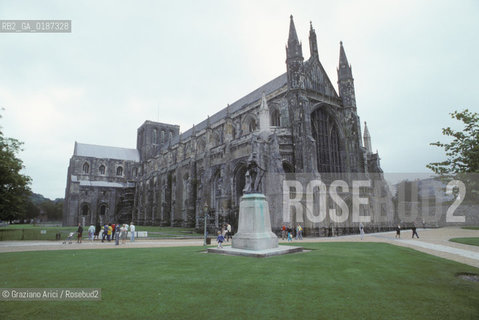 ( GRAN BRETAGNA  )  WINCHESTER  : LA CATTEDRALE    © 1990 Graziano Arici/Rosebud2 / GEO