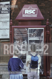 ( GRAN BRETAGNA  )  STRATFORD-UPON-AVON  :  IL TEATRO SWAN THEATRE    © 1990 Graziano Arici/Rosebud2 / GEO / WARWICKSHIRE / SHAKESPEARE ROYAL SHAKESPEARE THEATRE