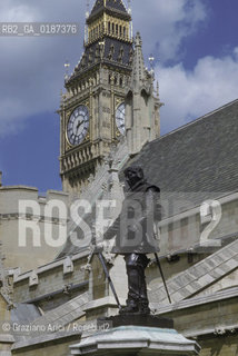 ( GRAN BRETAGNA  )  LONDRA  :  IL PARLAMENTO E IL BIG BEN   © 1990 Graziano Arici/Rosebud2 / GEO CAMPANILE
