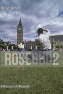 ( GRAN BRETAGNA  )  LONDRA  : IL PARLAMENTO E IL BIG BEN   © 1990 Graziano Arici/Rosebud2 / GEO CAMPANILE TURISMO FOTOGRAFO