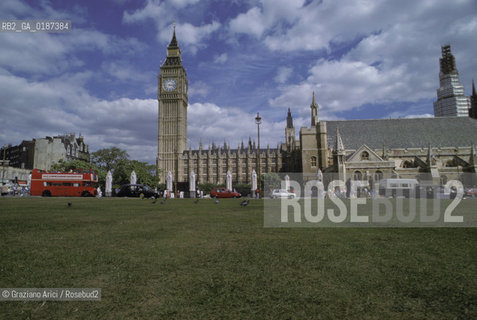 ( GRAN BRETAGNA  )  LONDRA  : IL PARLAMENTO E IL BIG BEN   © 1990 Graziano Arici/Rosebud2 / GEO CAMPANILE