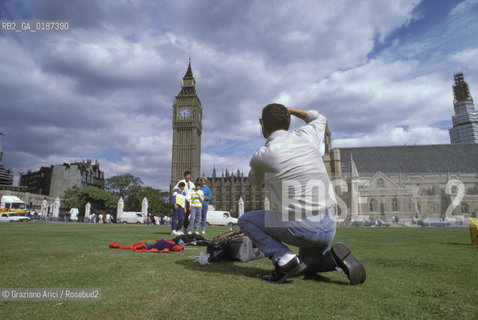 ( GRAN BRETAGNA  )  LONDRA  :  IL PARLAMENTO E IL BIG BEN   © 1990 Graziano Arici/Rosebud2 / GEO CAMPANILE / TURISMO FOTOGRAFO