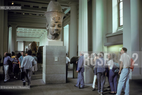 ( GRAN BRETAGNA  )  LONDRA  : IL  BRITISH MUSEUM   © 1990 Graziano Arici/Rosebud2 / GEO / MUSEO