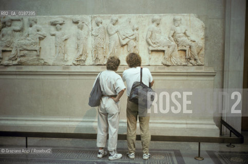 ( GRAN BRETAGNA  )  LONDRA  : IL  BRITISH MUSEUM I RILIEVI DEL PARTENONE  © 1990 Graziano Arici/Rosebud2 / GEO / MUSEO