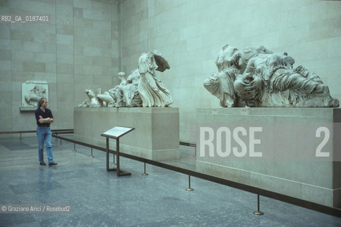 ( GRAN BRETAGNA  )  LONDRA  : IL  BRITISH MUSEUM I RILIEVI DEL PARTENONE  © 1990 Graziano Arici/Rosebud2 / GEO / MUSEO